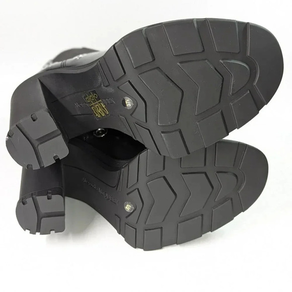 Alexander McQueen Women Tread Grommet Embellished Heel Boot Size 37.5 MSRP 1,290 - Picture 6 of 9